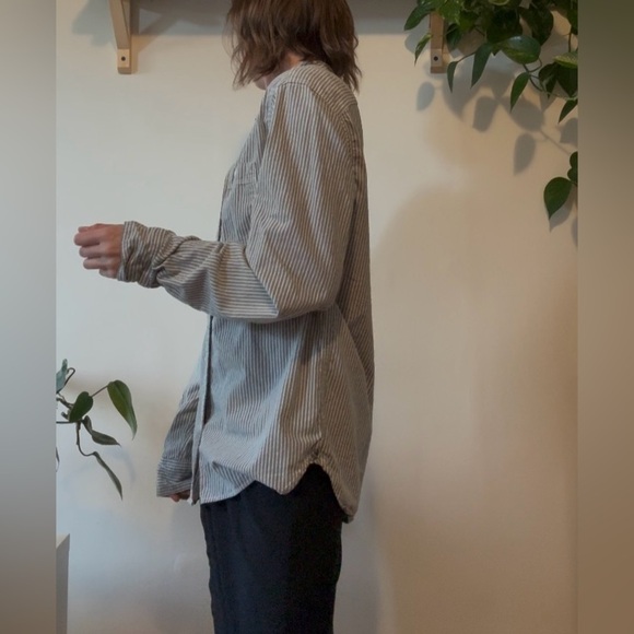 Vintage GAP Striped Button-Up Shirt – 100% Cotton, Size L - Picture 2 of 6